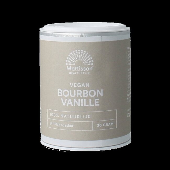 Mattisson Bourbon vanille poeder 30 Gram