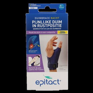 Epitact Epitact Duim orthese nacht links maat M 1 Stuks