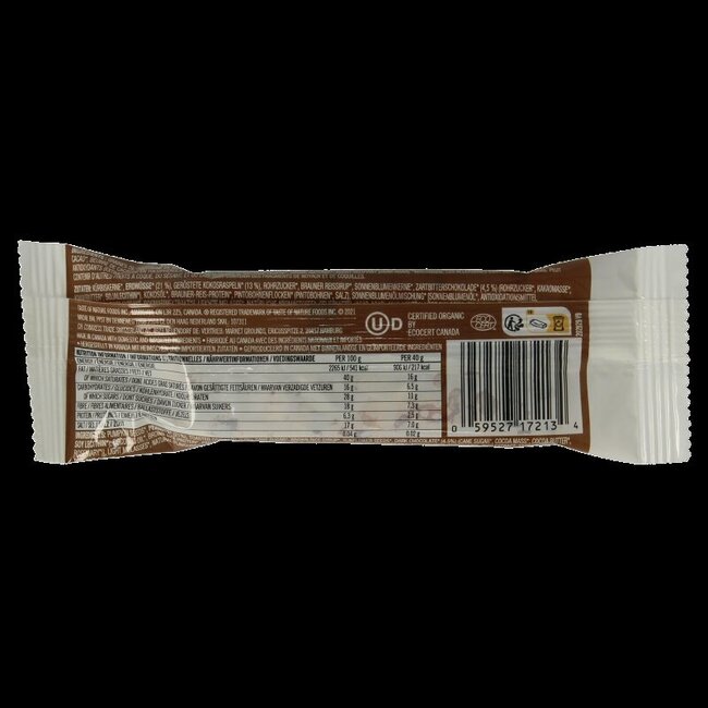 Taste Of Nature Chocolat noir noix de coco bio 40 g