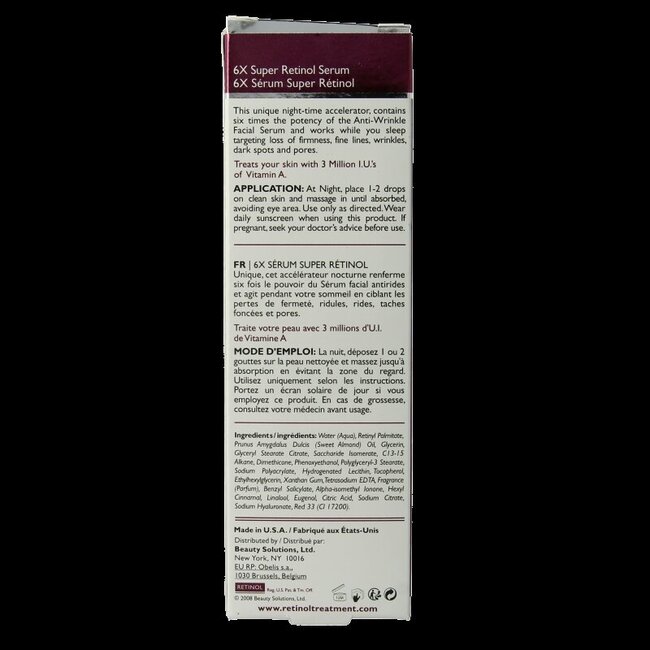 Sérum Retinol Super 30 ml