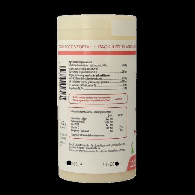 Be-Life Tricartil 120 Softgels