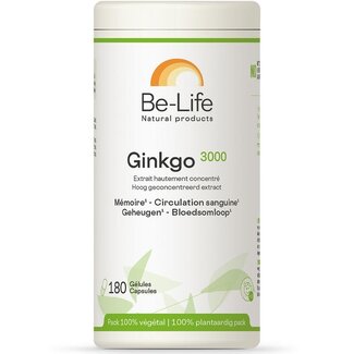 Be-Life Be-Life Gink-go 3000 bio 180 Softgels