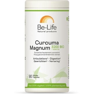 Be-Life Be-Life Curcuma magnum 3200 + piperine bio 90 Softgels