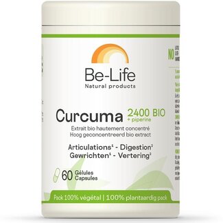 Be-Life Be-Life Curcuma 2400 + pipérine bio 60 capsules