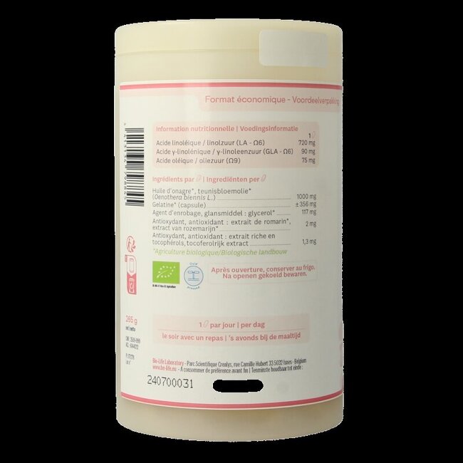 Be-Life Onagre 1000 bio 180 capsules