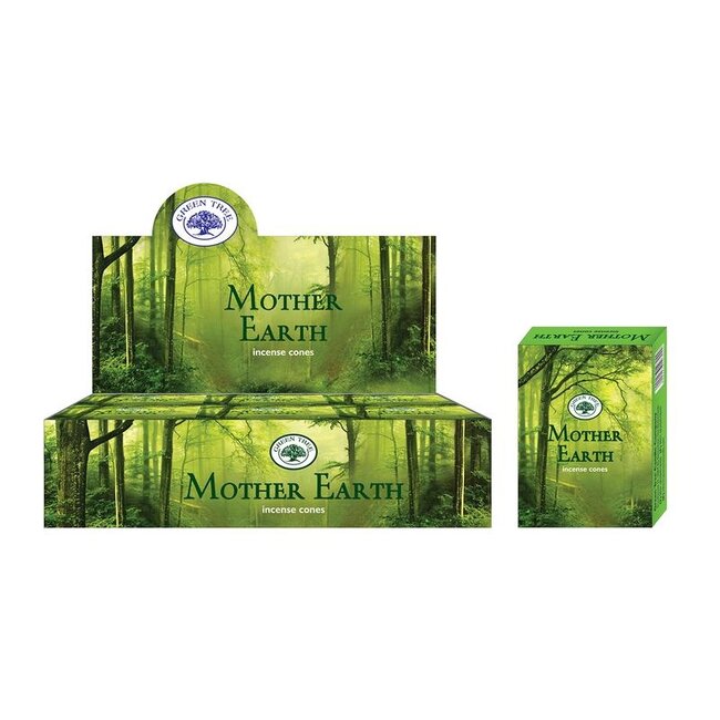 Green Tree Kegelwierook mother earth 10 Stuks