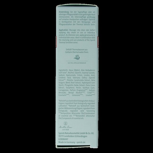 Sérum hyaluronique Speick Thermal sensitive 15 ml