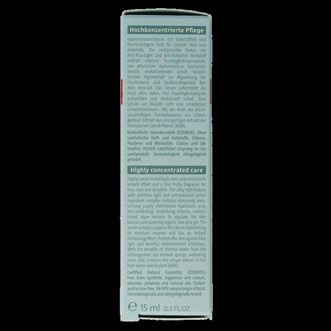 Sérum hyaluronique Speick Thermal sensitive 15 ml