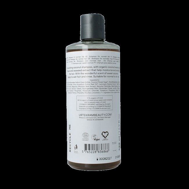 Urtekram Shampoo kokosnoot 500 Milliliter