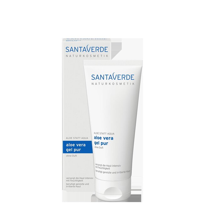 Santaverde Aloe vera pure gel parfumvrij 100 Milliliter