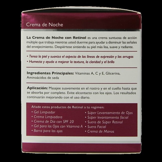 Crème de nuit au rétinol 50 g