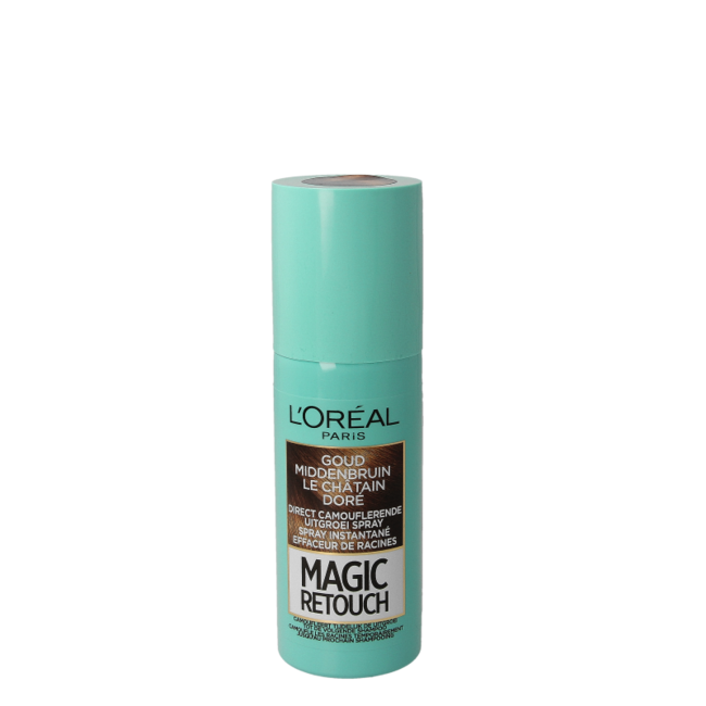 Magic Retouch Magic retouch goud midden bruin spray 75 Milliliter