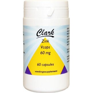Clark Clark Zink 60mg 60 Vegetarische capsules