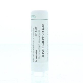 Homeoden Heel Homeoden Heel Hepar sulphur D30 6 Gram