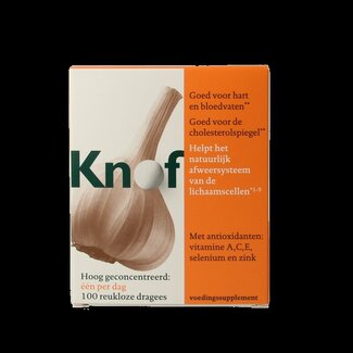 Knof Knof Reukloze knoflook dragees 100 Dragees