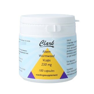 Clark Clark Alsem/wormwood/indhana 100 Vegetarische capsules