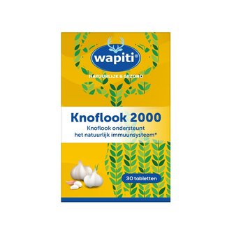 Wapiti Wapiti Knoflook 2000 30 Tabletten