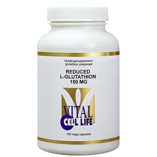 Vital Cell Life Vital Cell Life Reduced L-Glutathion 150mg 100 Capsules