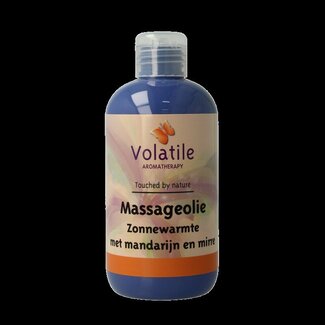 Volatile Volatile Massageolie zonnewarmte mandarijn mirre 250 Milliliter