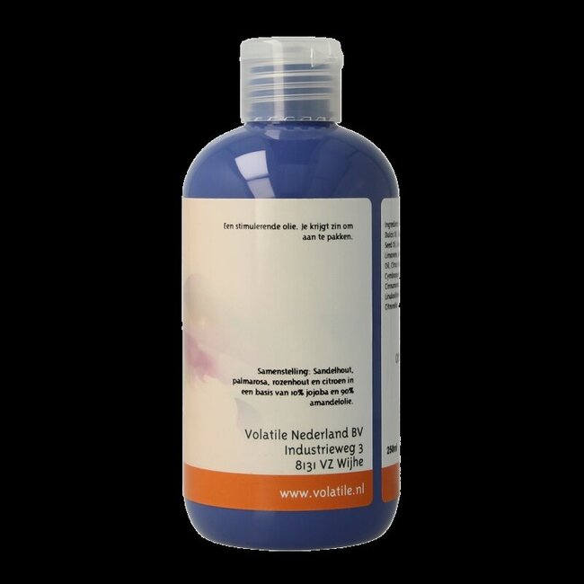 Huile de massage vitalité bois de rose Volatile 250 ml