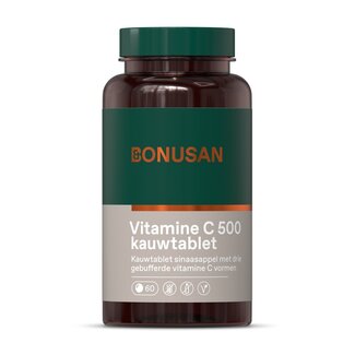 Bonusan Bonusan Vitamine C-500 kauwtablet 60 Kauwtabletten