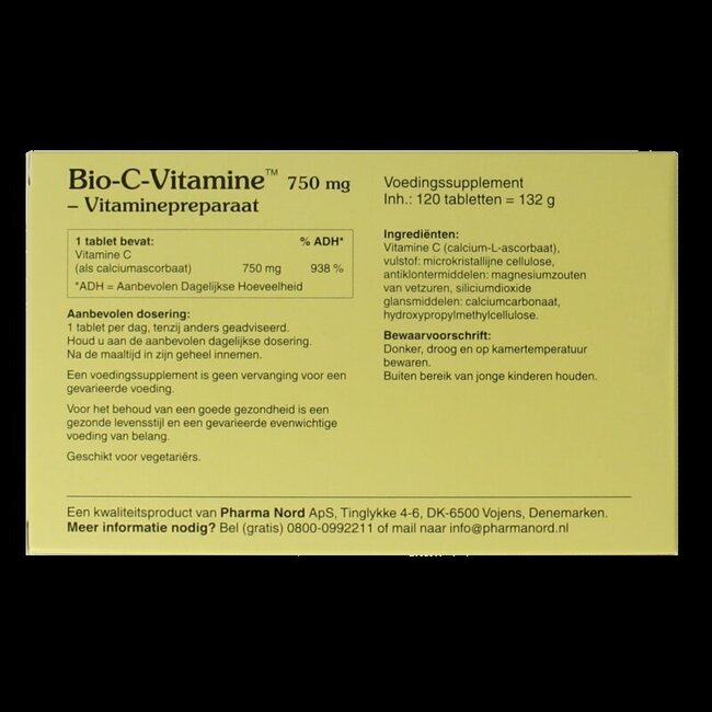 Pharma Nord Bio-C Vitamine C 120 comprimés