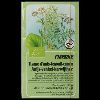 Salus Salus Tisane Bio Anis Fenouil Carvi 15 Sachets