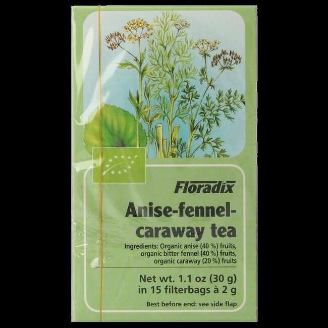 Salus Tisane Bio Anis Fenouil Carvi 15 Sachets