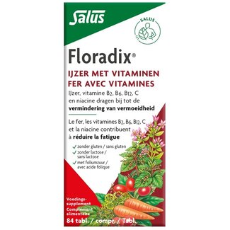 Salus Salus Floradix ijzer tabletten 84 Tabletten