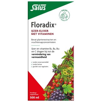 Salus Salus Floradix ijzer elixer 500 Milliliter