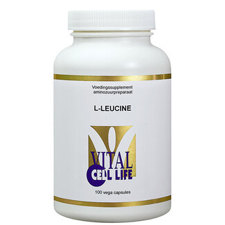 Vital Cell Life Vital Cell Life L-Leucine 400mg 100 Vegetarische capsules