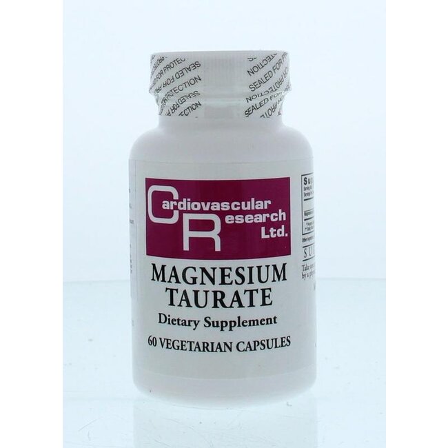 Cardio Vasc Res Magnesium tauraat 60 Capsules