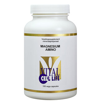 Vital Cell Life Vital Cell Life Magnesium amino 100mg 100 Vegetarische capsules