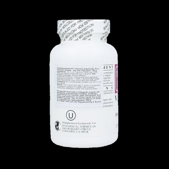 Formule Écologique Vitamine C 150 Grammes