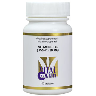 Vital Cell Life Vital Cell Life Vitamine B6 P-5-P 16mg 100 Tabletten