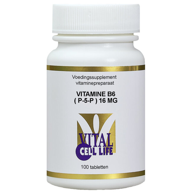 Vital Cell Life Vitamine B6 P-5-P 16mg 100 Tabletten