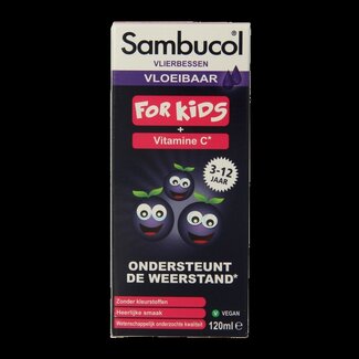 Sambucol Sambucol Vlierbessensiroop for kids 120 Milliliter