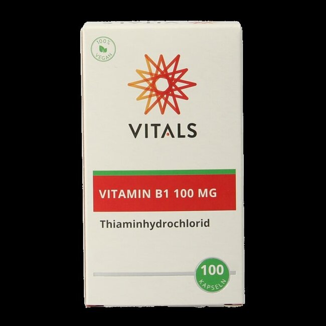 Vitals Vitamine B1 thiamine 100mg 100 Capsules