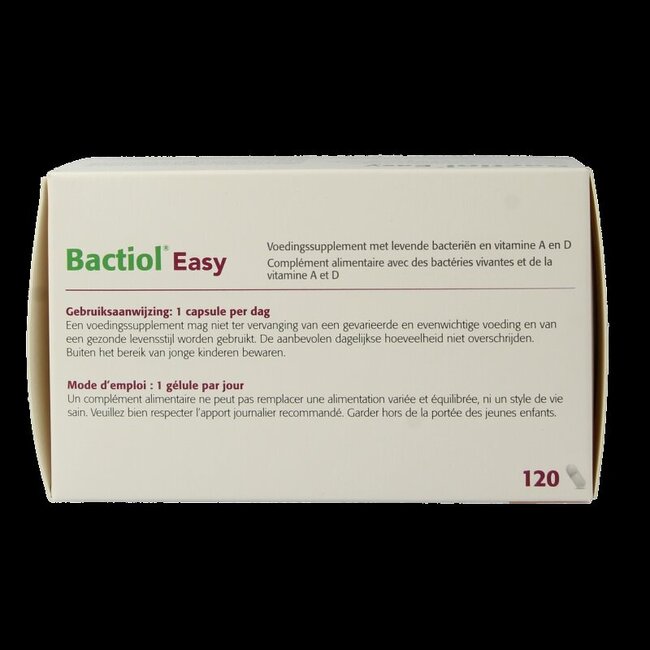 Metagenics Bactiol easy 120 gélules