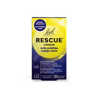 Bach Rescue Bach Rescue Rescue rustige nacht  30 Capsules