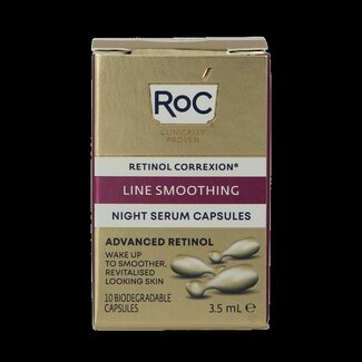 ROC ROC Retinol Correxion Sérum de Nuit Lissant Rides 10 Capsules