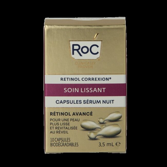 ROC Retinol Correxion Sérum de Nuit Lissant Rides 10 Capsules