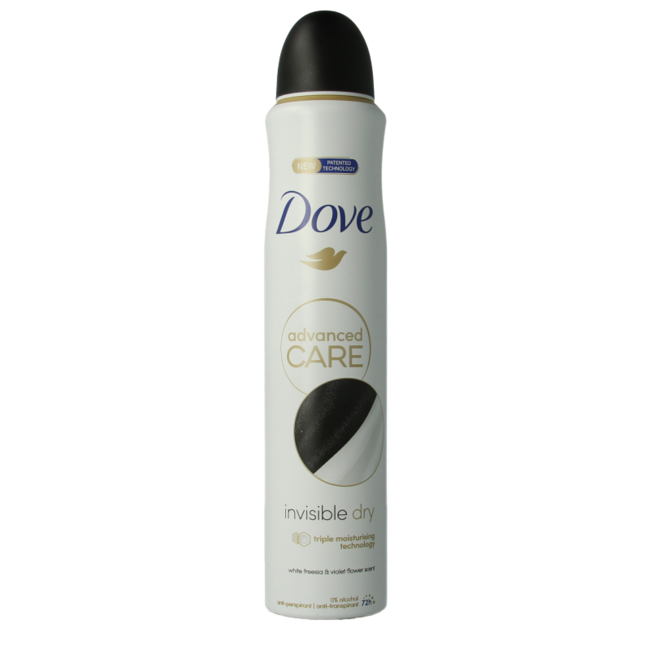 Dove Deodorant spray invisible dry  200 Milliliter