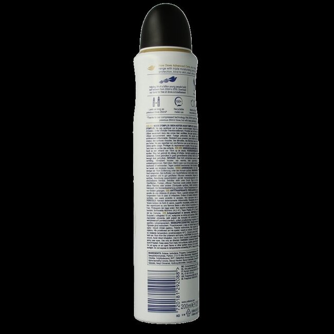 Déodorant Dove spray Invisible Dry 200 ml