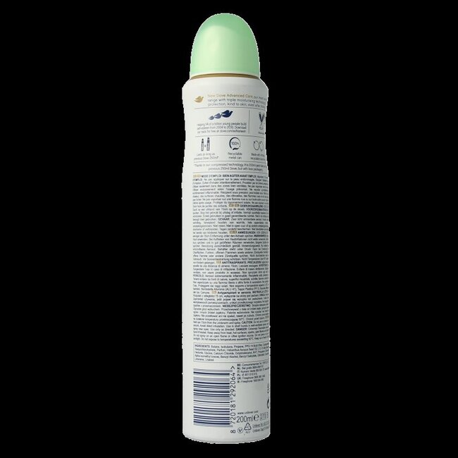 Dove Deodorant spray cucumber & green tea 200 Milliliter