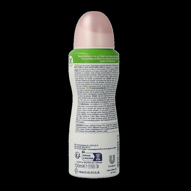 Dove Deodorant spray beauty finish 100 Milliliter