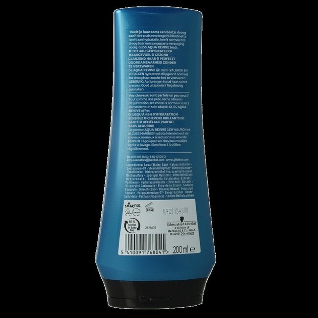 Gliss Kur Après-shampooing Aqua Revive 200 ml