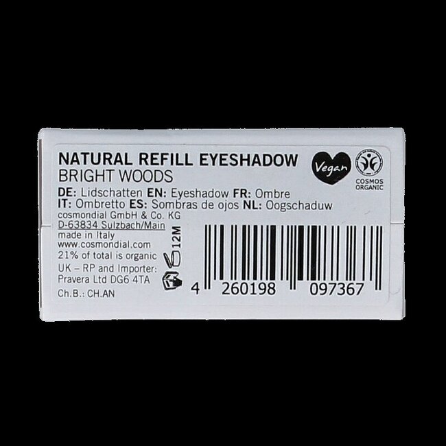 Benecos natural beauty Natural refill eyeshadow bright woods 1.5 Gram