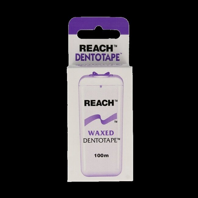 Reach Dentotape waxed floss 100 meter 1 Stuks