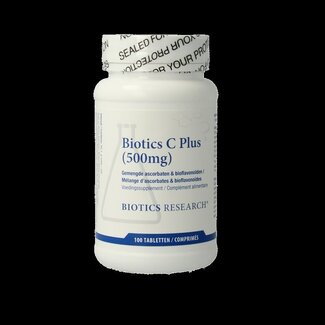 Biotics Biotics Vitamine C plus 500mg 100 Tabletten